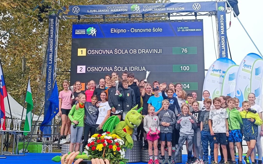 Zlata, bronasta in ekipno 2. mesto na Ljubljanskem maratonu