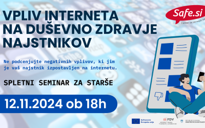 Vpliv interneta na duševno zdravje najstnikov